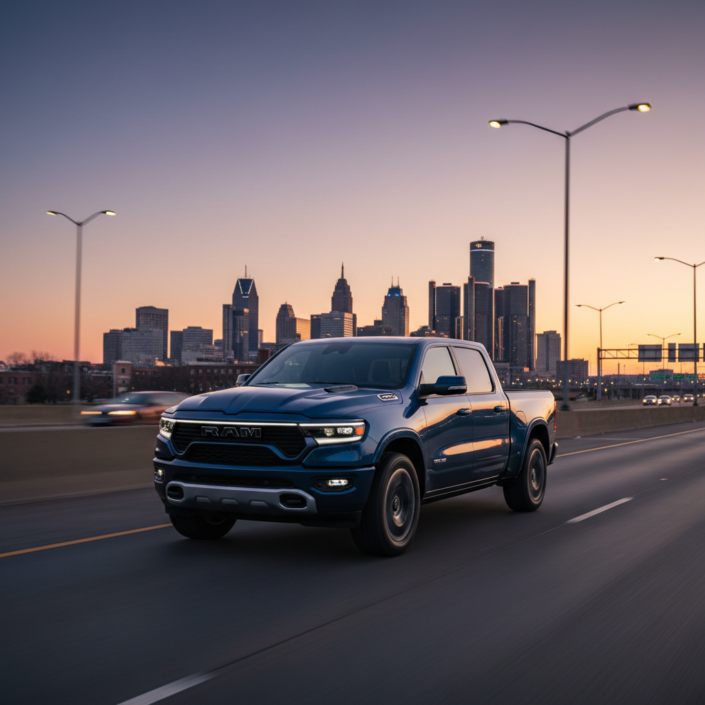 Ram 1500 REV 2027: El 'Electro-Carnal' de Stellantis Rodando por Detroit